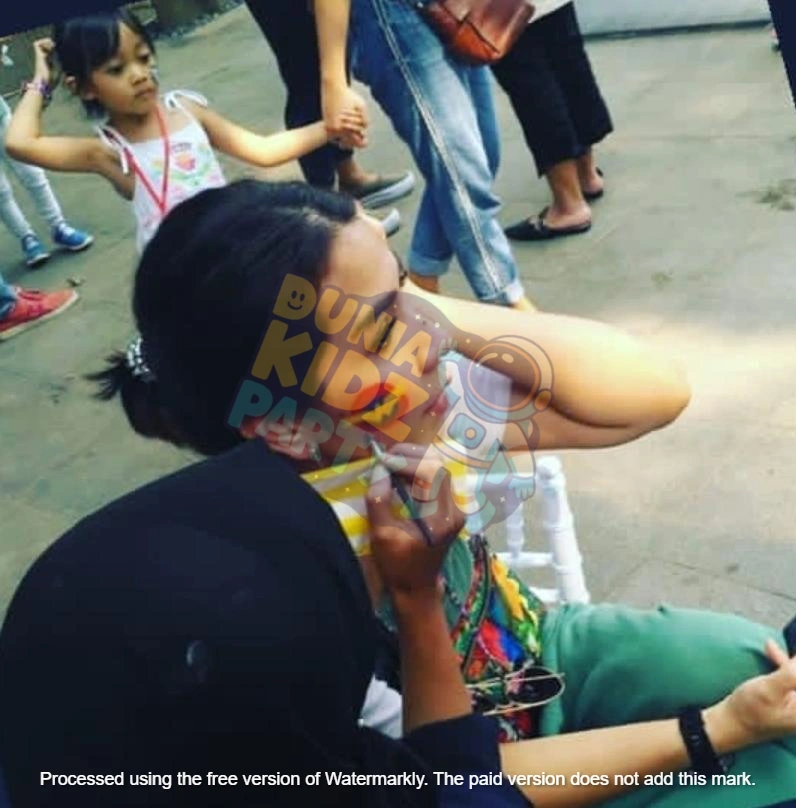 Galeri Painting pesta ulang tahun anak — Dunia Kidz Party
